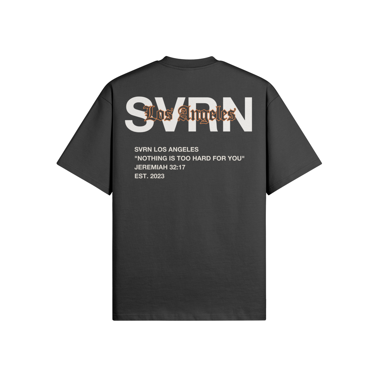 SVRN LA Jeremiah 32:17 Heavyweight T-Shirt